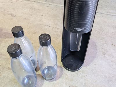 SodaStream Terra + Reusable Bottles - Black