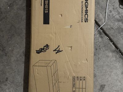 Black Storage Ottoman