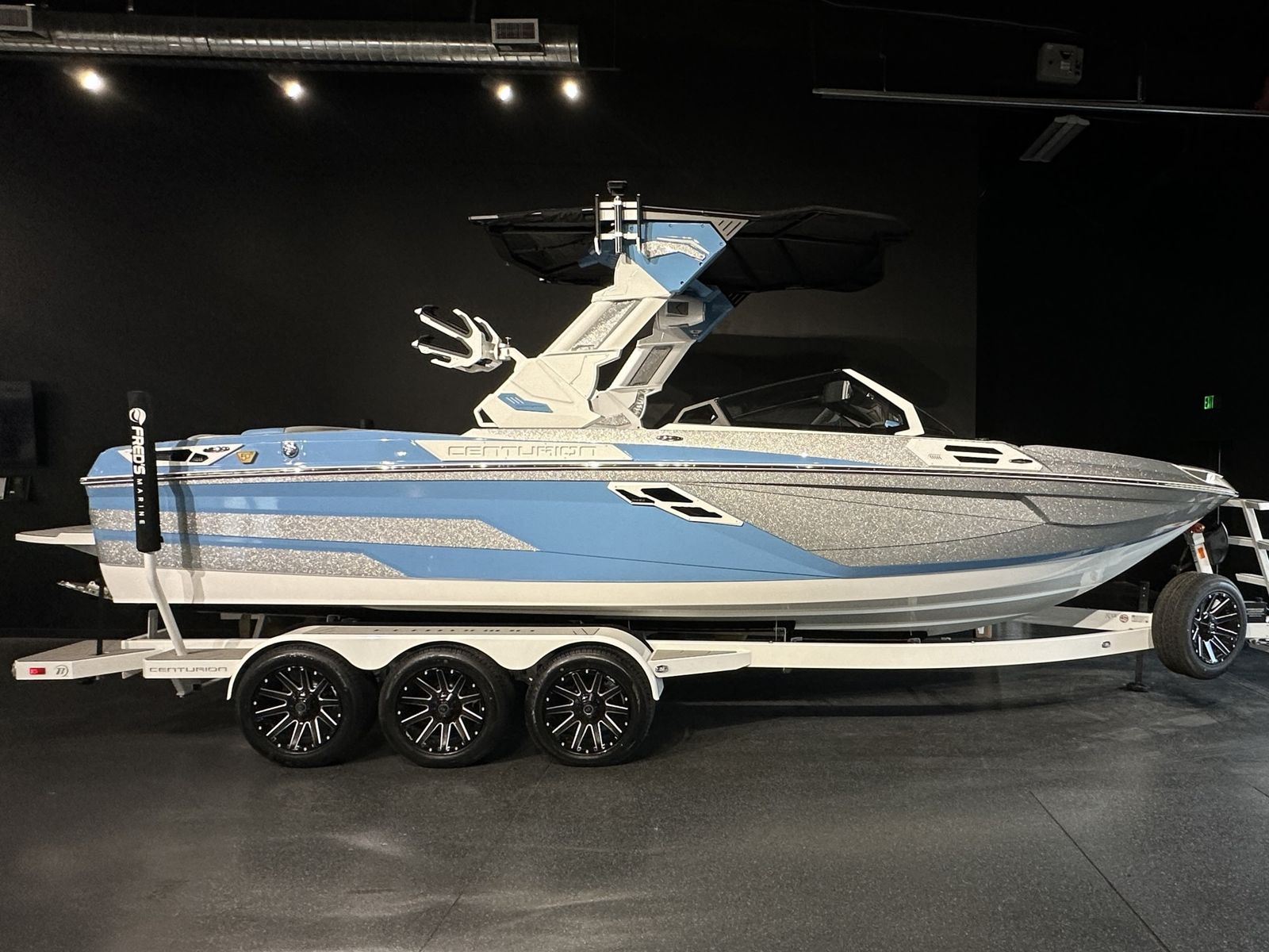 2026 Centurion Ri245 - White, Mist Blue & Silver Metal Flake