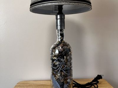 Custom Upcycled Bottle Lamps: Eagle Rare, Coca-Cola, Buffalo Trace, Woodford Reserve