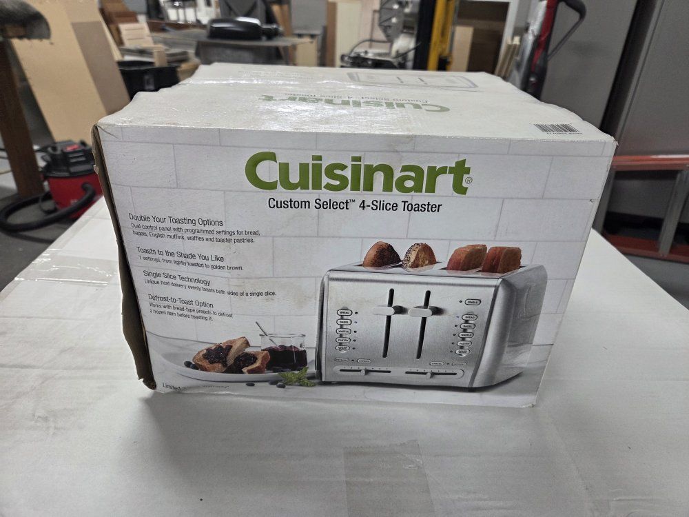 Cuisinart Custom Select 4-Slice Toaster - Dual Control, 7 Browning Levels, Single Slice
