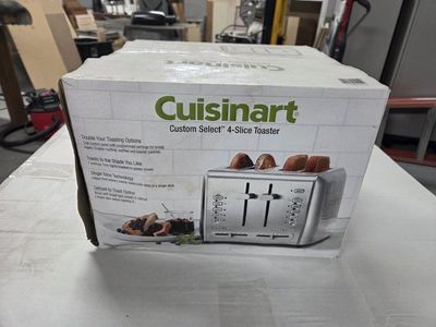 Cuisinart Custom Select 4-Slice Toaster - Dual Control, 7 Browning Levels, Single Slice