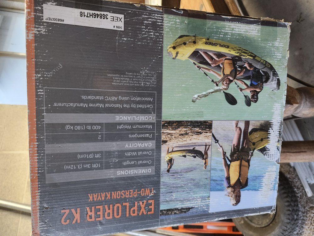 explorer K2 two-person inflatablekayak