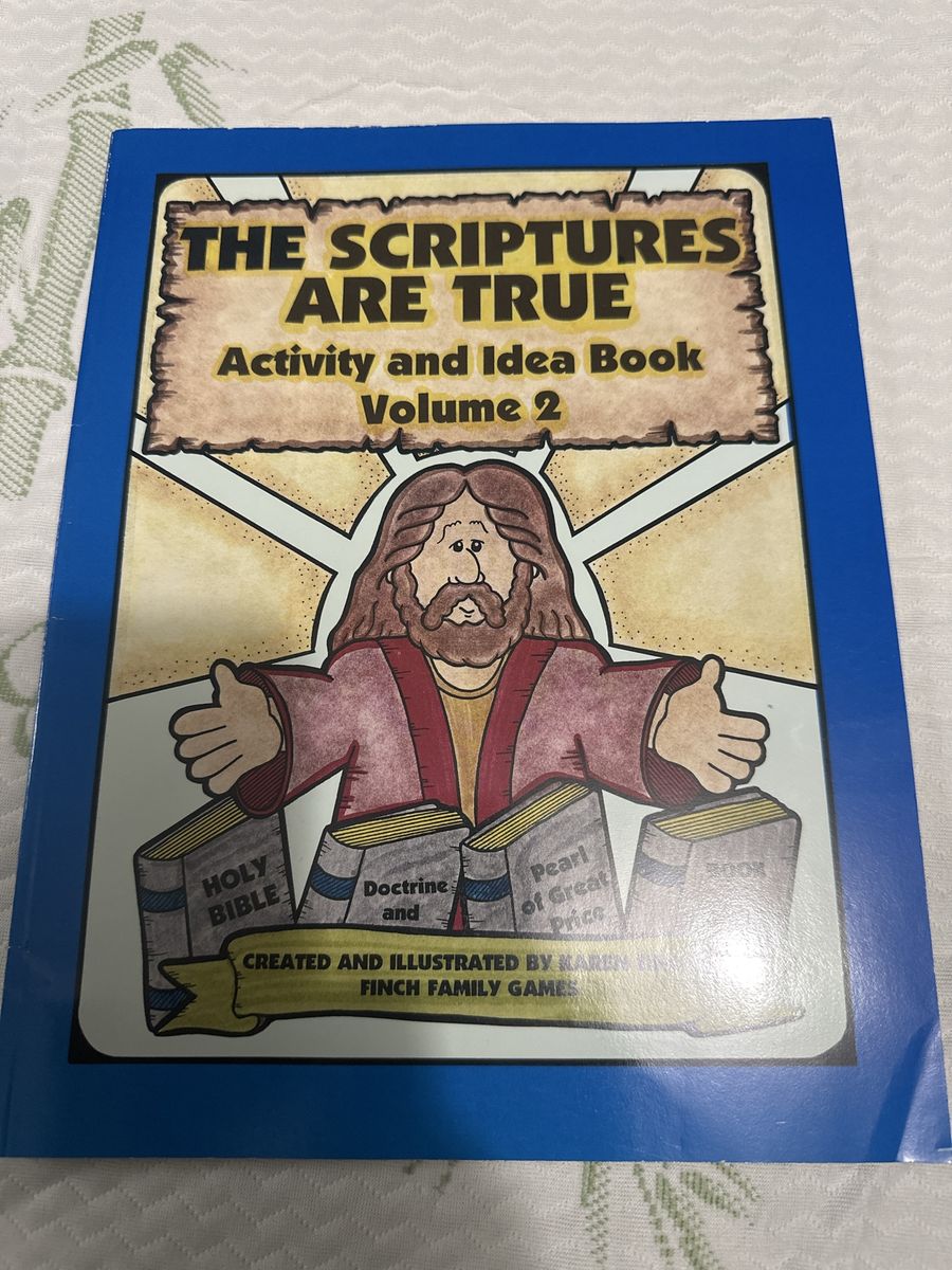The Scriptures Are True Activity and Idea Book Volume 1 & 2 Karen Finch Religious Books