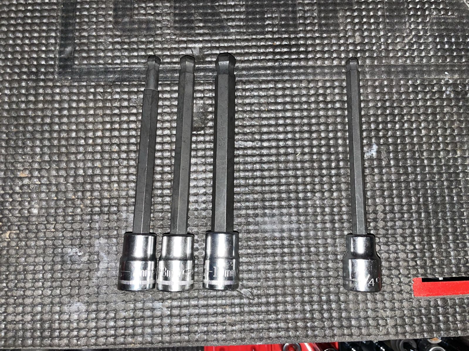 Assorted Torx And Hex Sockets