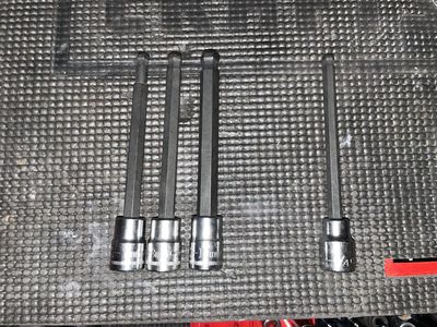 Assorted Torx And Hex Sockets