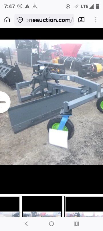SKID STEER GRADER BLADE