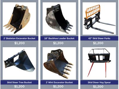 Excavator, Skid Steer, and Backhoe Attachments