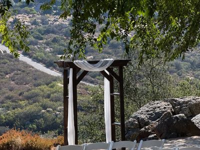 Rustic Wooden Wedding Arbor Rental