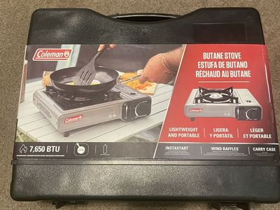 Coleman butane stove.
