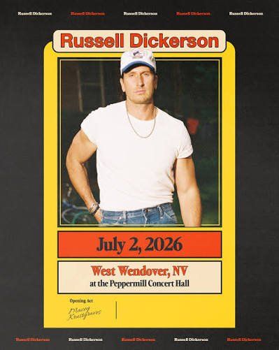 Russell Dickerson July 2 Wendover 
6 Together Center Mezzanine