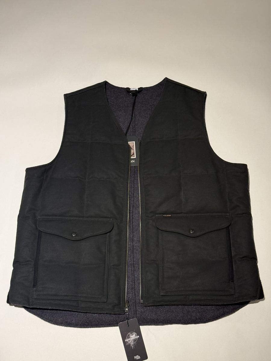 Filson Buckland Down Vest - Charcoal - Men's XL - Brand New With Tags