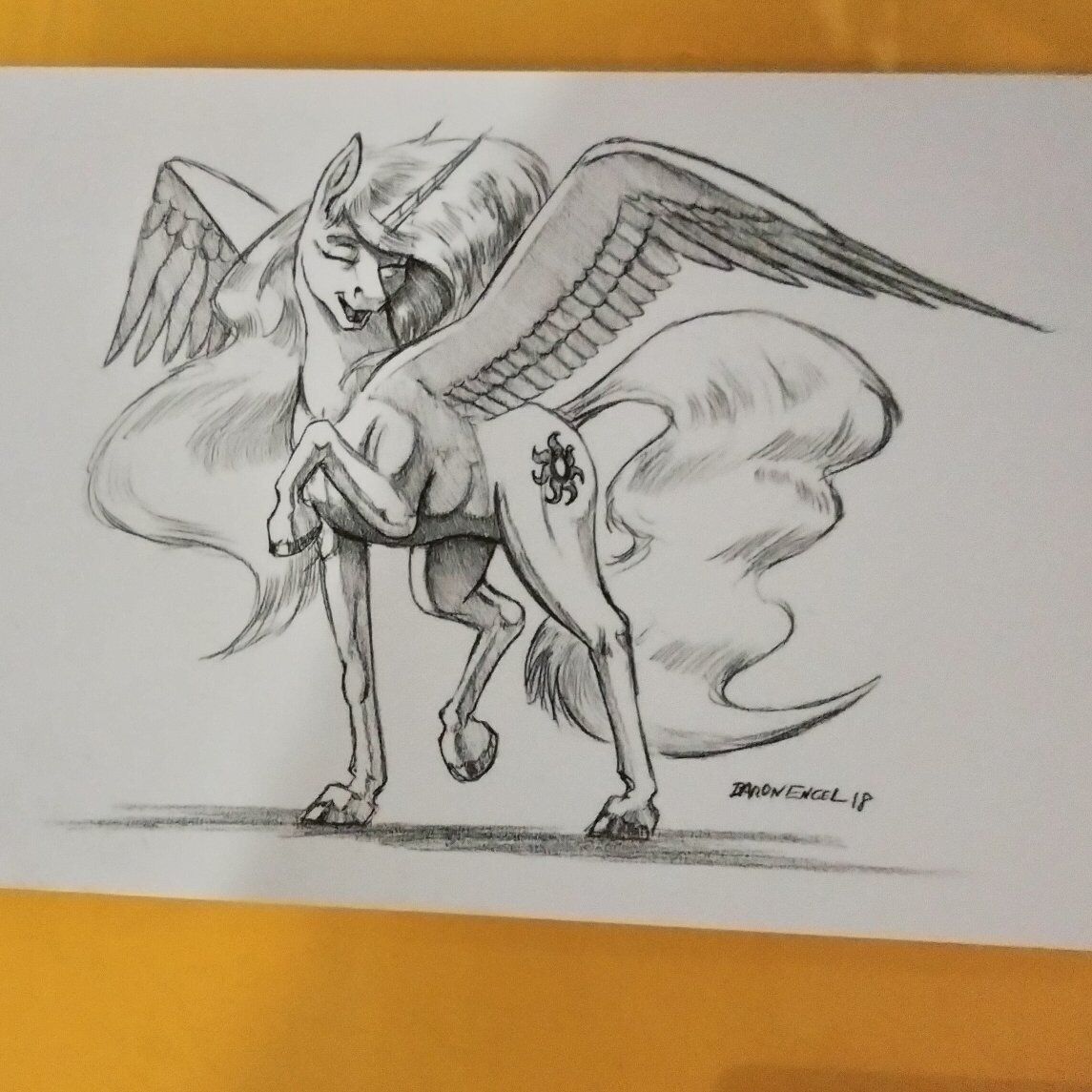 mlp princess celestia art card