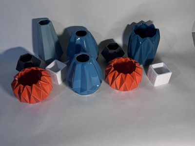 Decor Pots - Lot Of 10