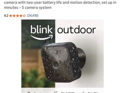 New*Blink Outdoor Security Cameras & Blink Mini