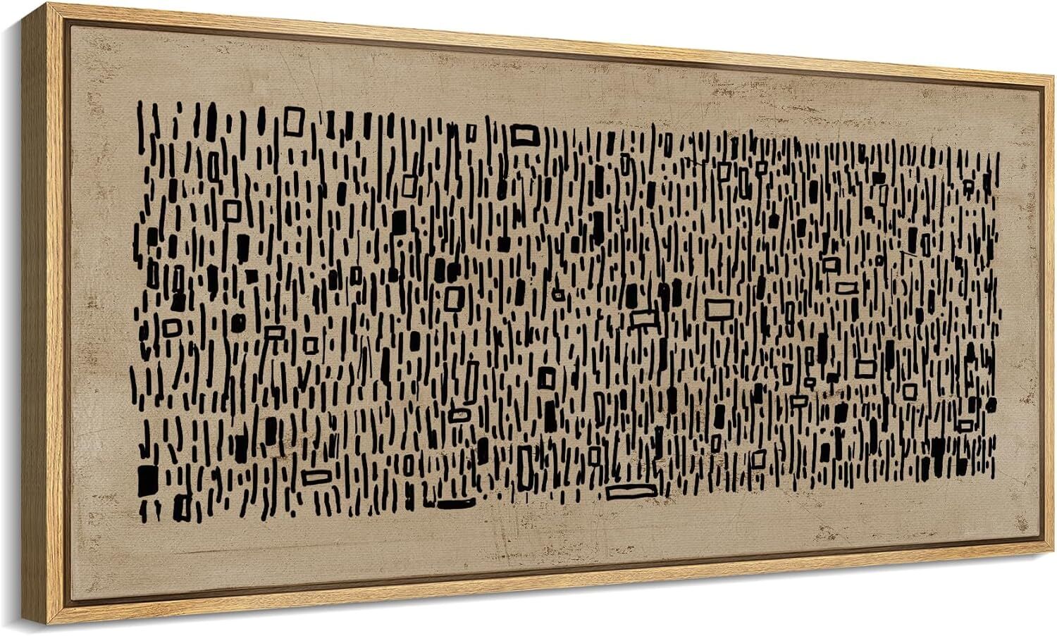 60"x30" XL Framed Canvas Print Wall Art Abstract Textures Contemporary