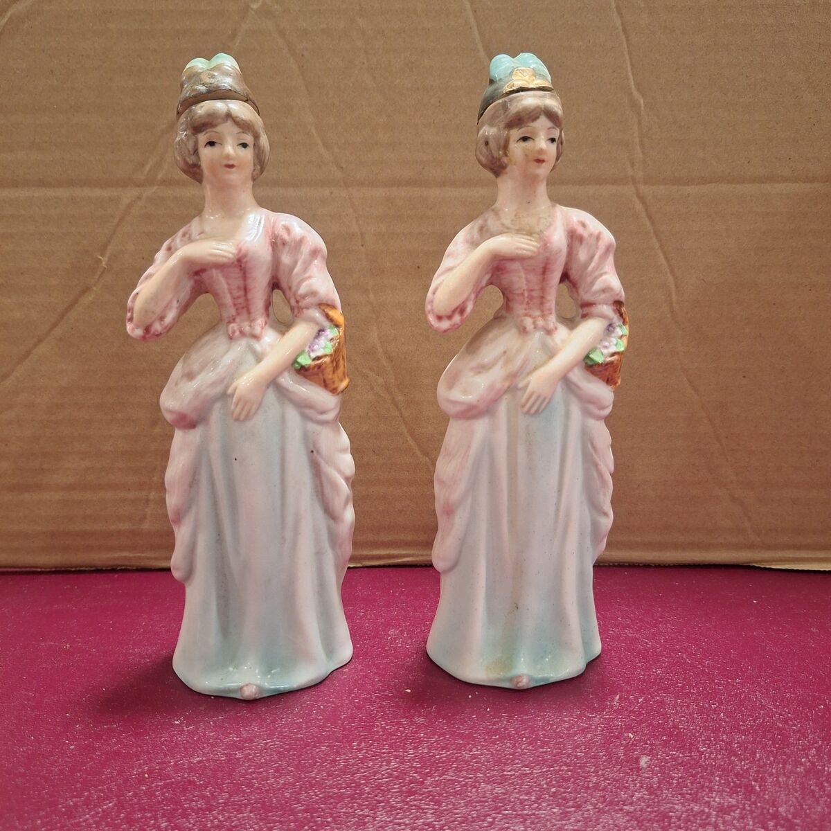 Vintage porcelain perfume decanter