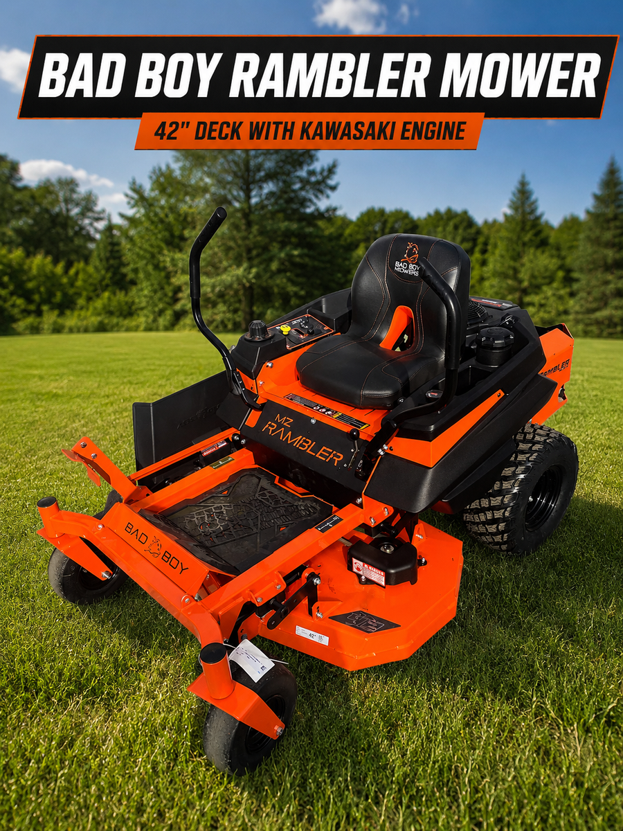 Bad Boy Rambler Mower 42" W/Kawasaki