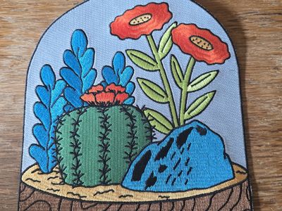 Hippy Iron-on Patch