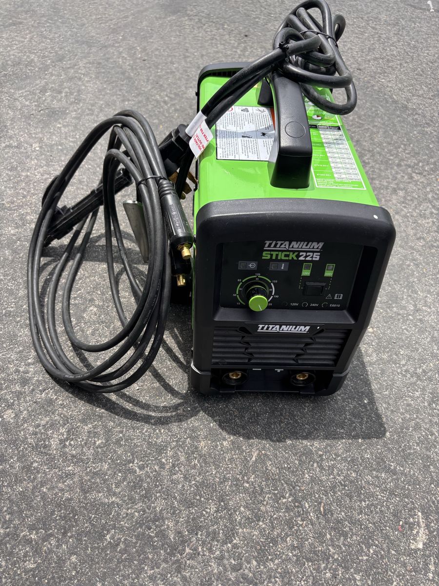 Titanium Stick 225 Welder - Powerful & Portable 120V/240V Stick Welding Machine brand new