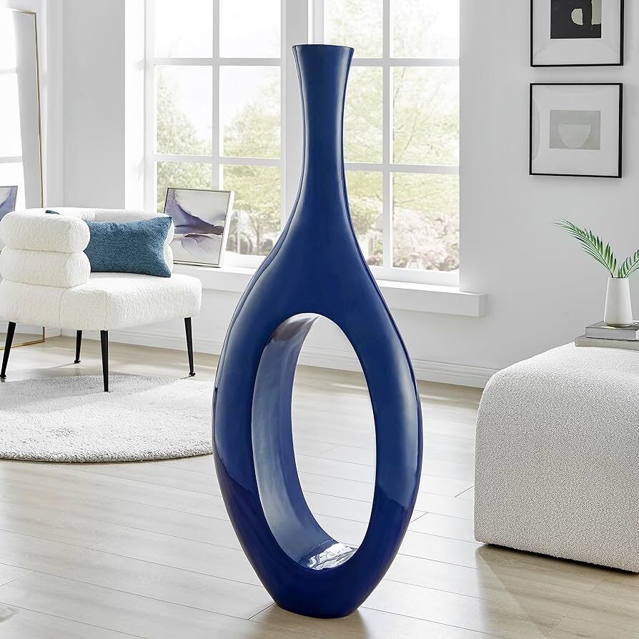 Finesse Decor Trombone Vase Abstract and Stylish