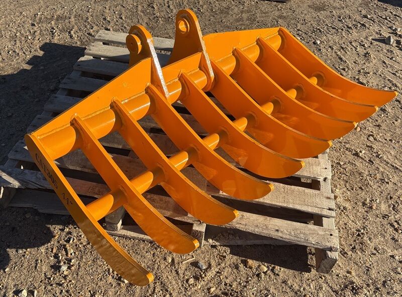 New 44 in Excavator Rake