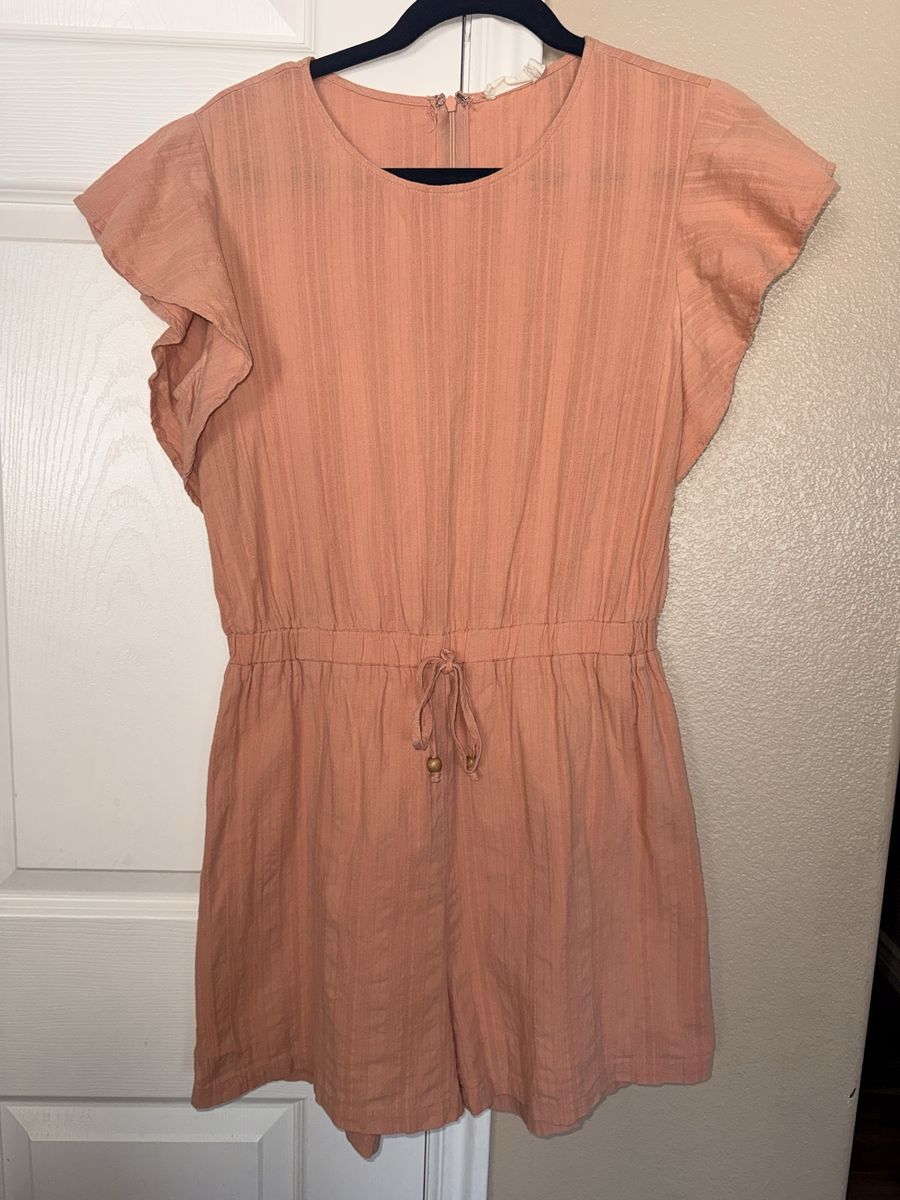 Women Size Medium Roolee Pink Romper