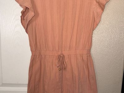 Women Size Medium Roolee Pink Romper