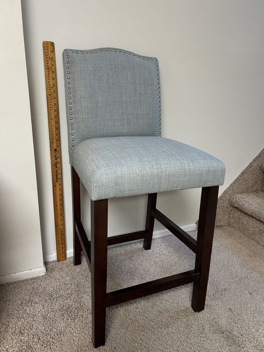 Upholstered counter/bar stool