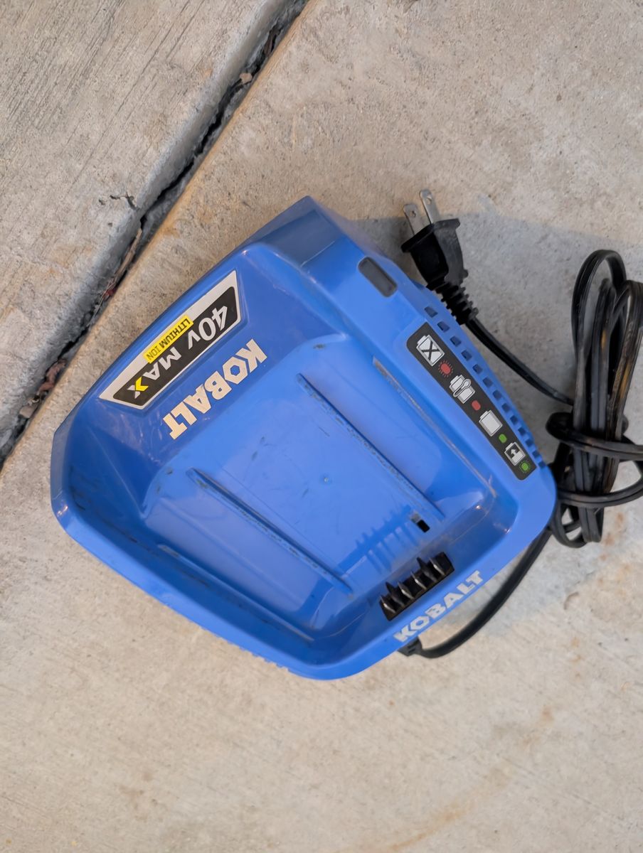 Kobalt 40V Max Lithium-Ion Battery Charger – Works Great