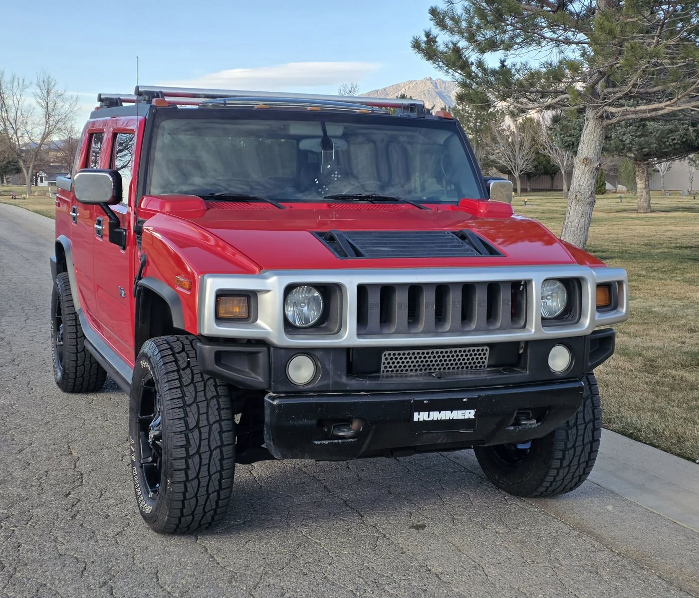 2002-2009 Hummer H2 Brush Guard, Easy Bolt-on