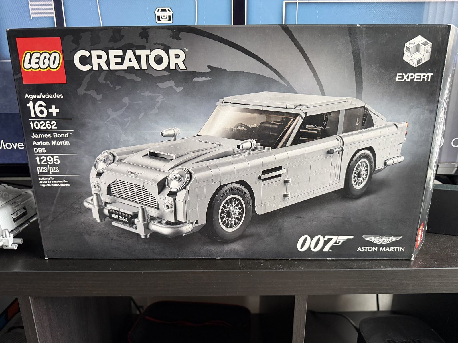 LEGO James Bond Aston Martin DB5 10262 — Retired, Box & Manual, AS-IS