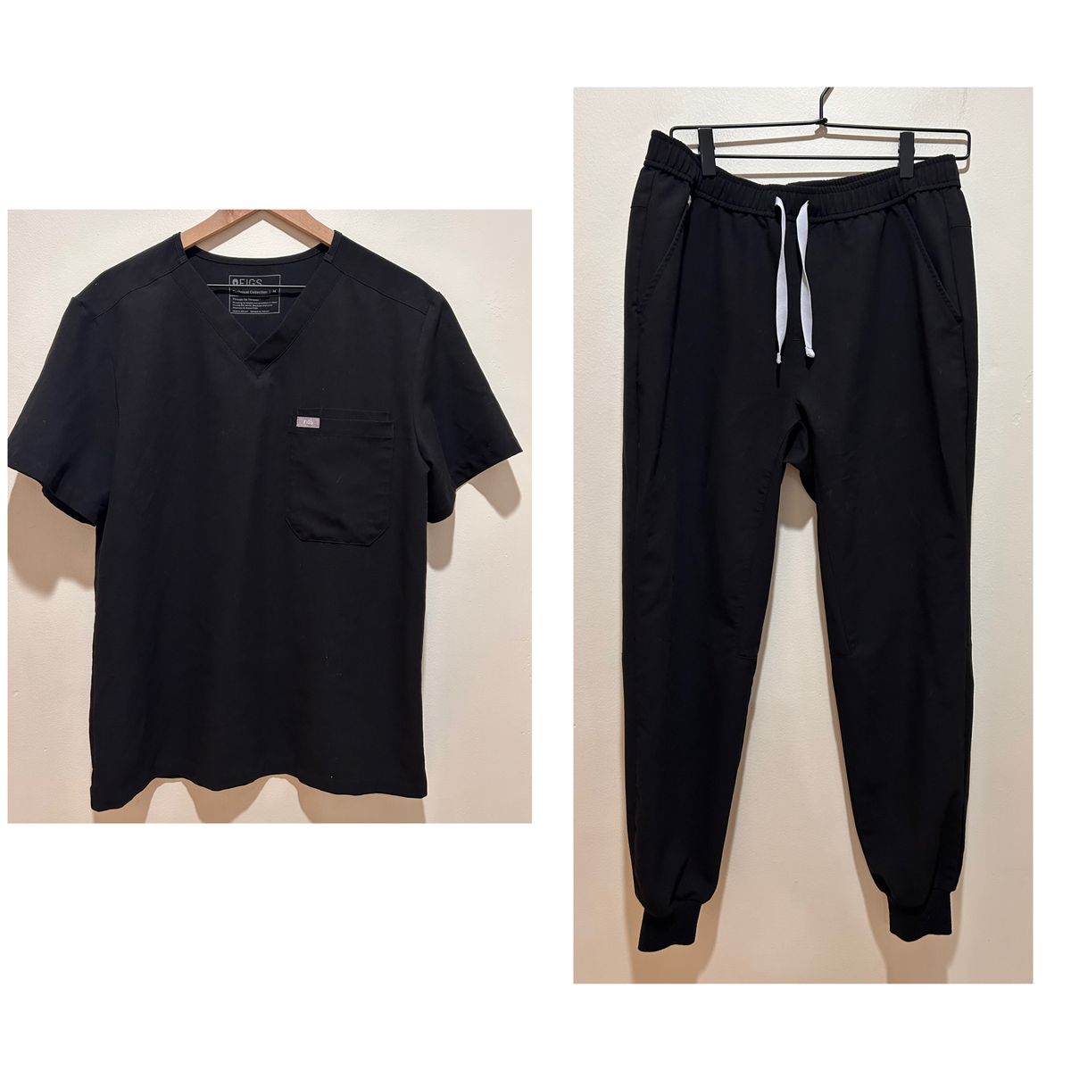 Figs Technical Collection Women’s Black Scrub Set