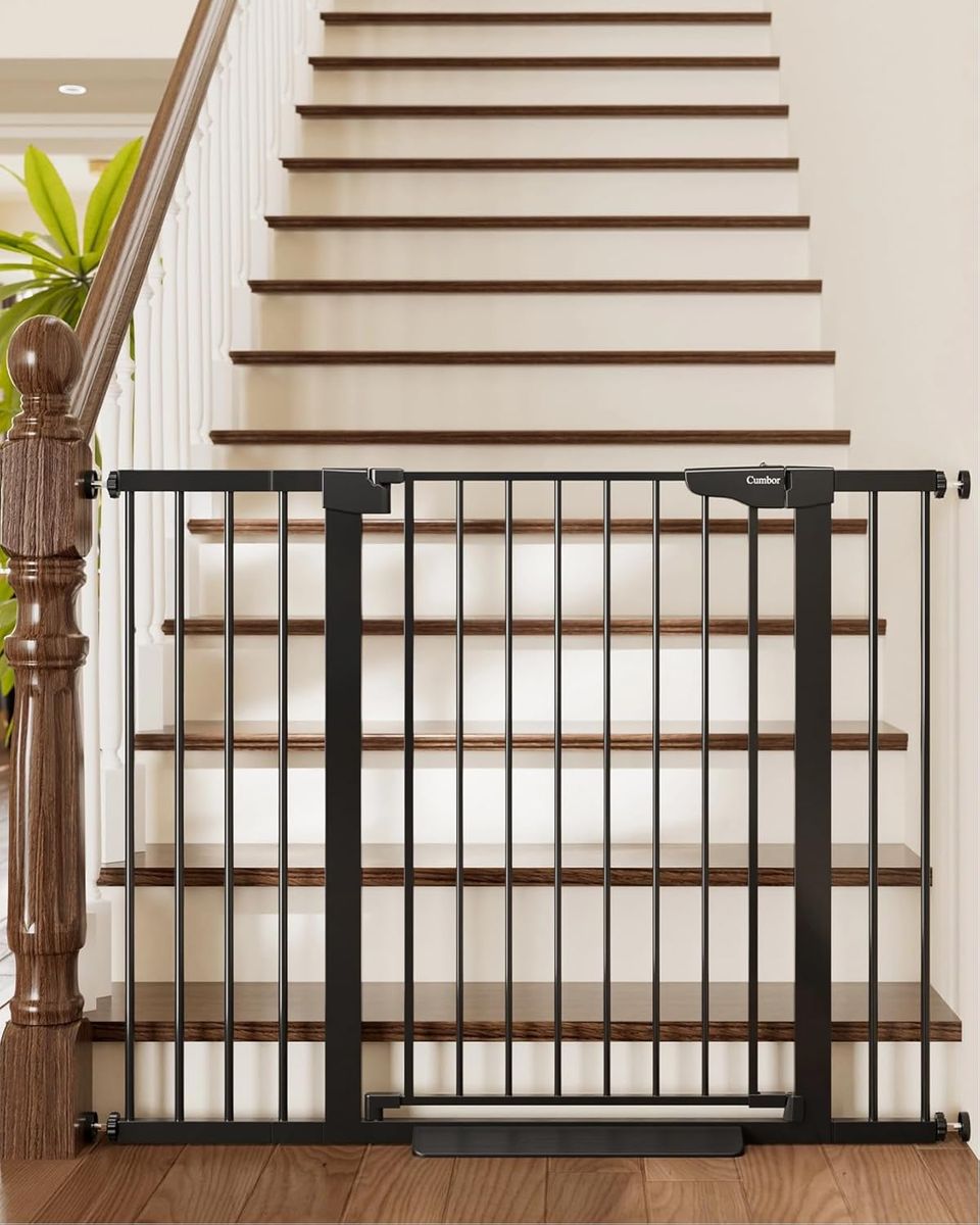 Cumbor 36" Extra Tall, 29.7-48" Wide - Baby/Pet Gate for Stairs