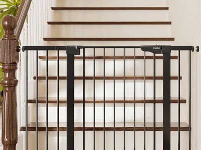 Cumbor 36" Extra Tall, 29.7-48" Wide - Baby/Pet Gate for Stairs