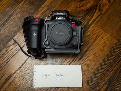 Canon R5C with Cage