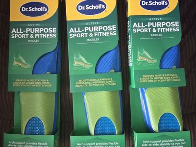 3 brand new mens Dr. Scholls insoles