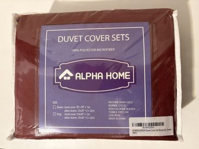 Queen Size Duvet Cover Set for Comforter (3Pcs)