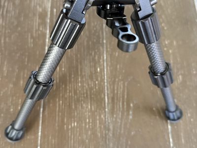 AccuMax Premium Bipod Pic Rail 6" - 9" Carbon Fiber