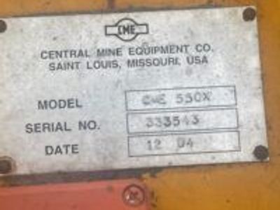 2004 Central Mine 550x ATV Drill Rig & Brooks Brothers 2004 Trailer
