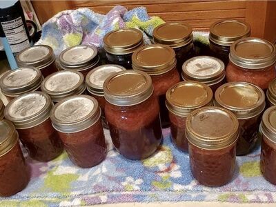 fresh canned goods. big variety