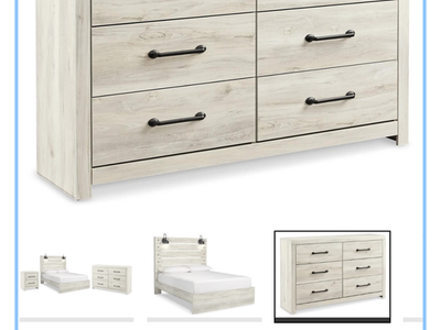 Queen bed and dresser