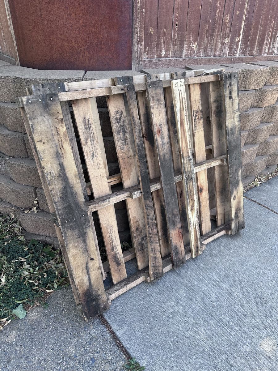 Free - two wood pallets