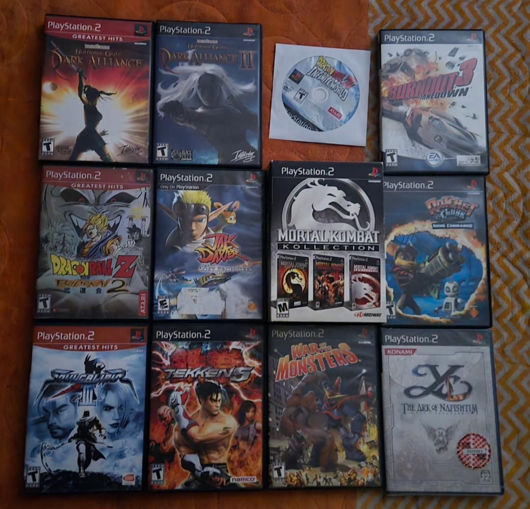 Ps2 game bundle including Mortal Kombat Kollection! trades considered!