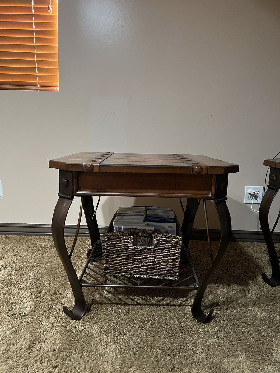 Wood-End Tables