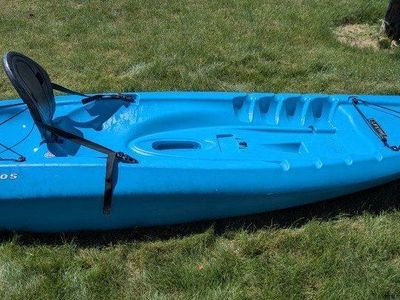 Lifetime Hydros Blue Kayak with Seat and Bungee Cord Storage
