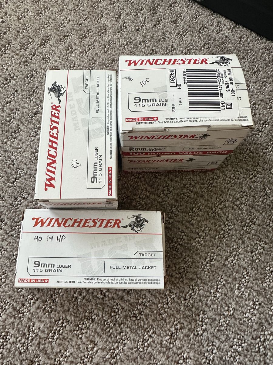 340 Rounds of 9mm