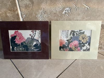 2 Zhao Zhiqian Reproductions from Shanghai Museum
