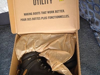 KEEN Utility Men's Louisville 6" Waterproof Work Boots Black Size 10 D