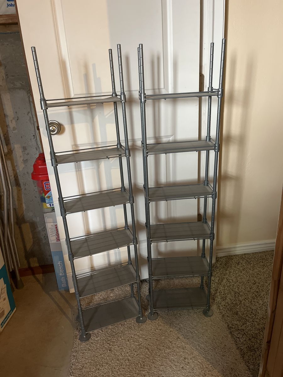 CD/DVD shelves 49”x12”x6”